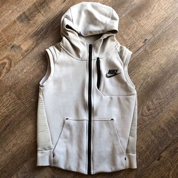 Nike | Jackets u0026 Coats | Nike Tech Fleece Hooded Vest | Poshmark